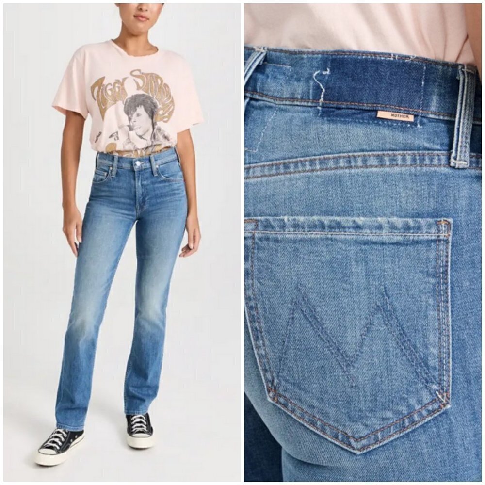 💕MOTHER SUPERIOR💕 The Smarty Pants Skimp Jeans ~ Flash Back 29 NWOT - Picture 10 of 16